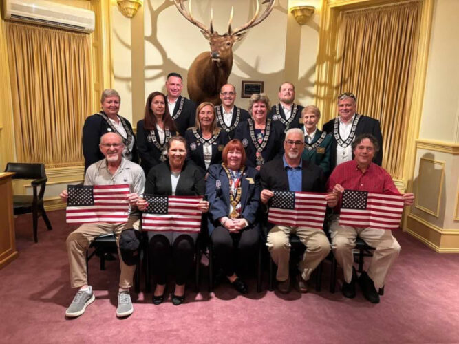 Bellefonte Elks initiates four new members